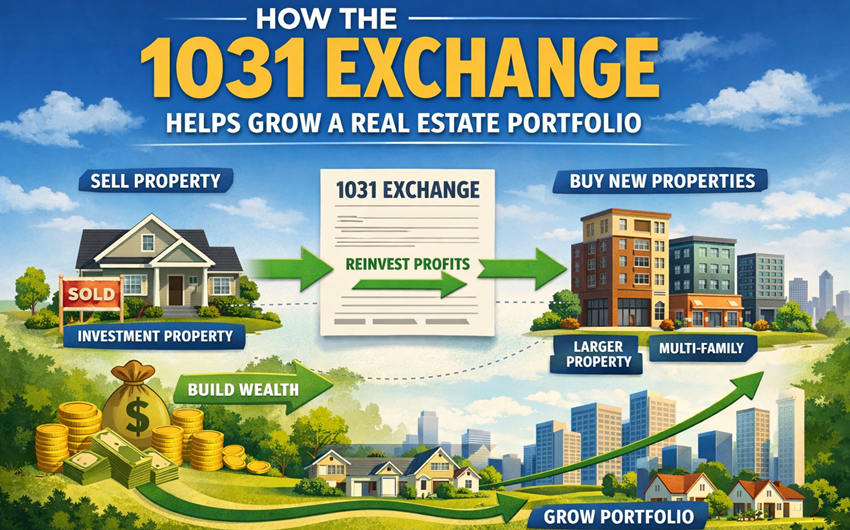 1031 exchange helps grow a real estate portfolio