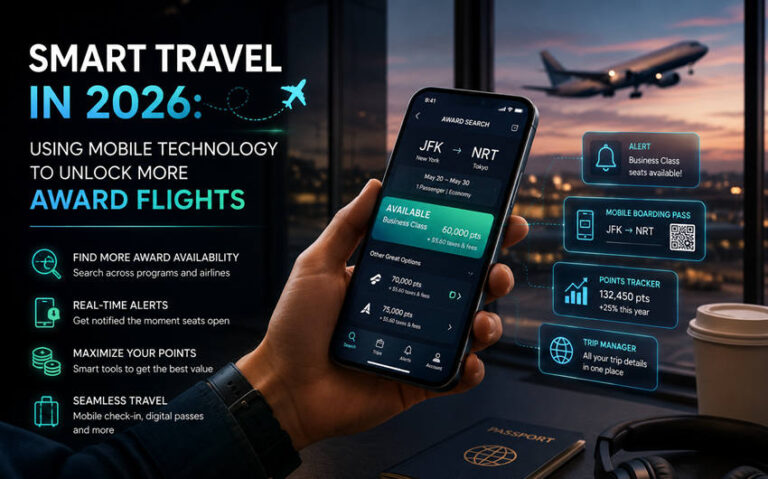 Smart Travel in 2026: Using Mobile Technology to Unlock More Award Flights